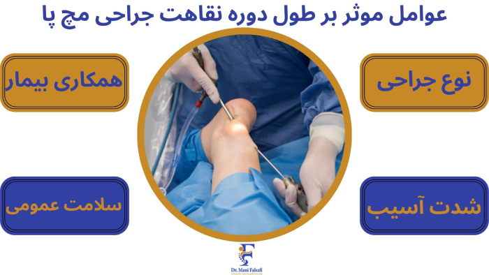 عوامل موثر بر نقاهت بعد از جراحی مچ پا